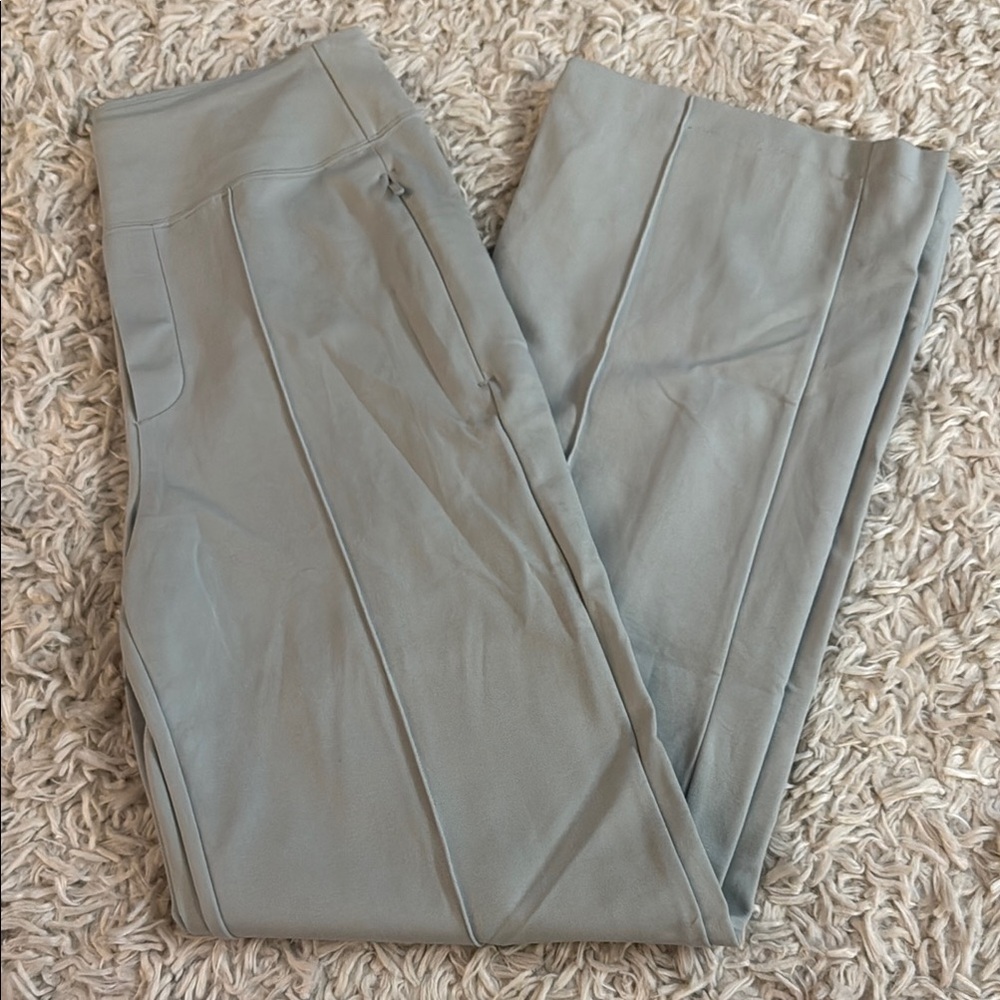 Athleta Light Green Wide Leg Pants